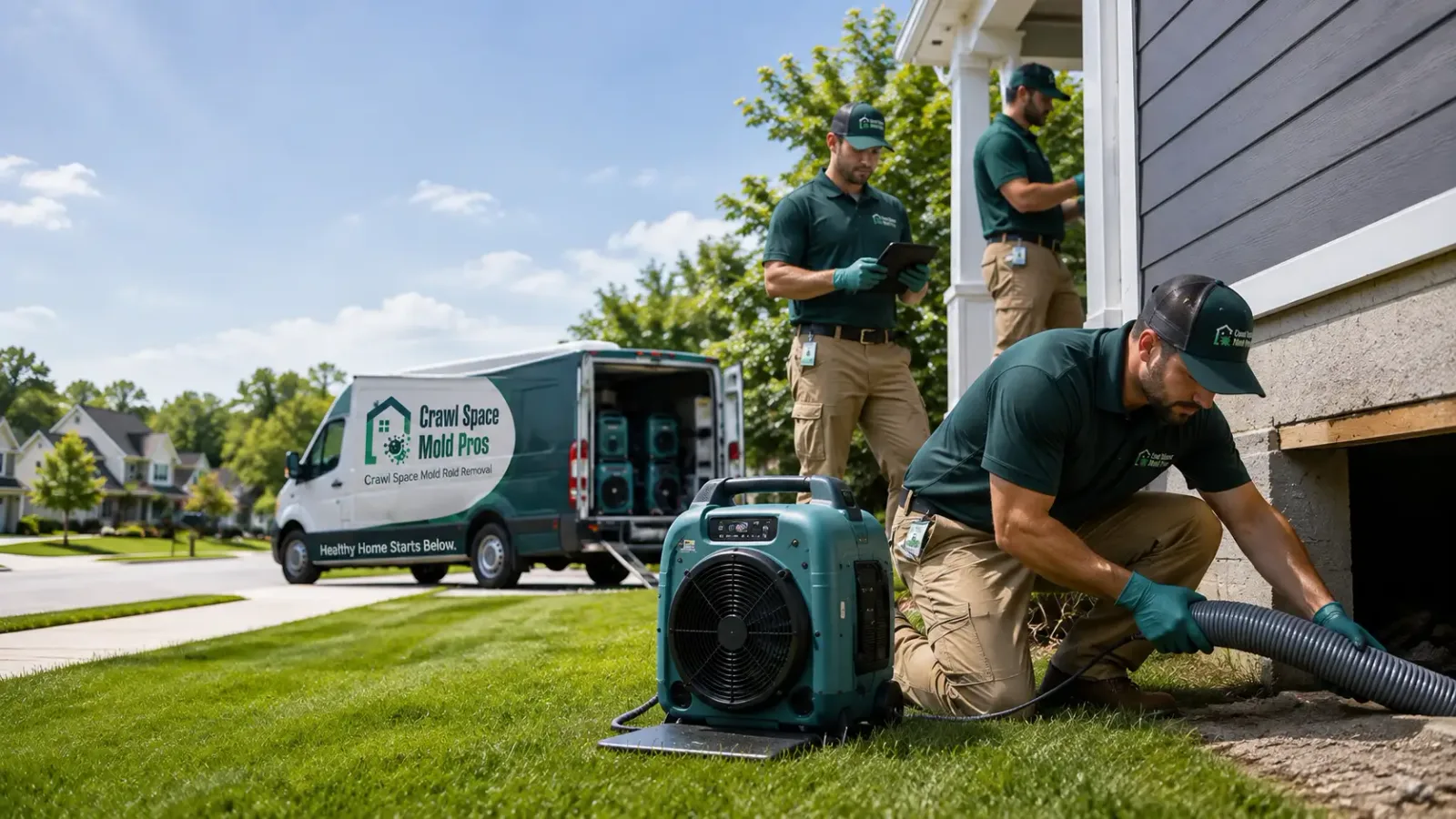 Crawl Space Mold Removal in Howard Lake, MN